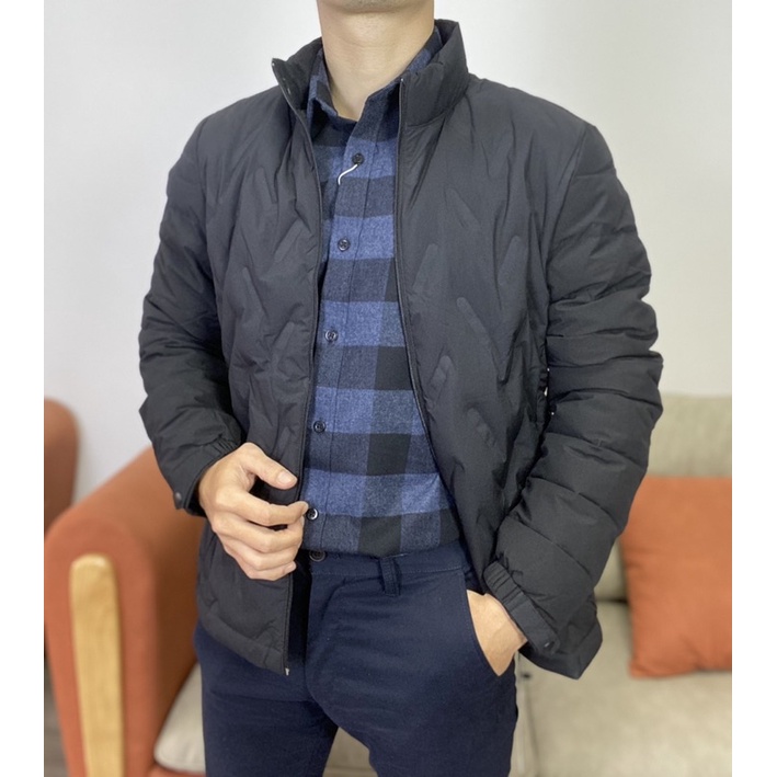 Áo khoác lông vũ Pie xuất dư, lông ngỗng xám  cao cấp PC02 - Đẳng cấp doanh nhân, phong cách lịch lãm.