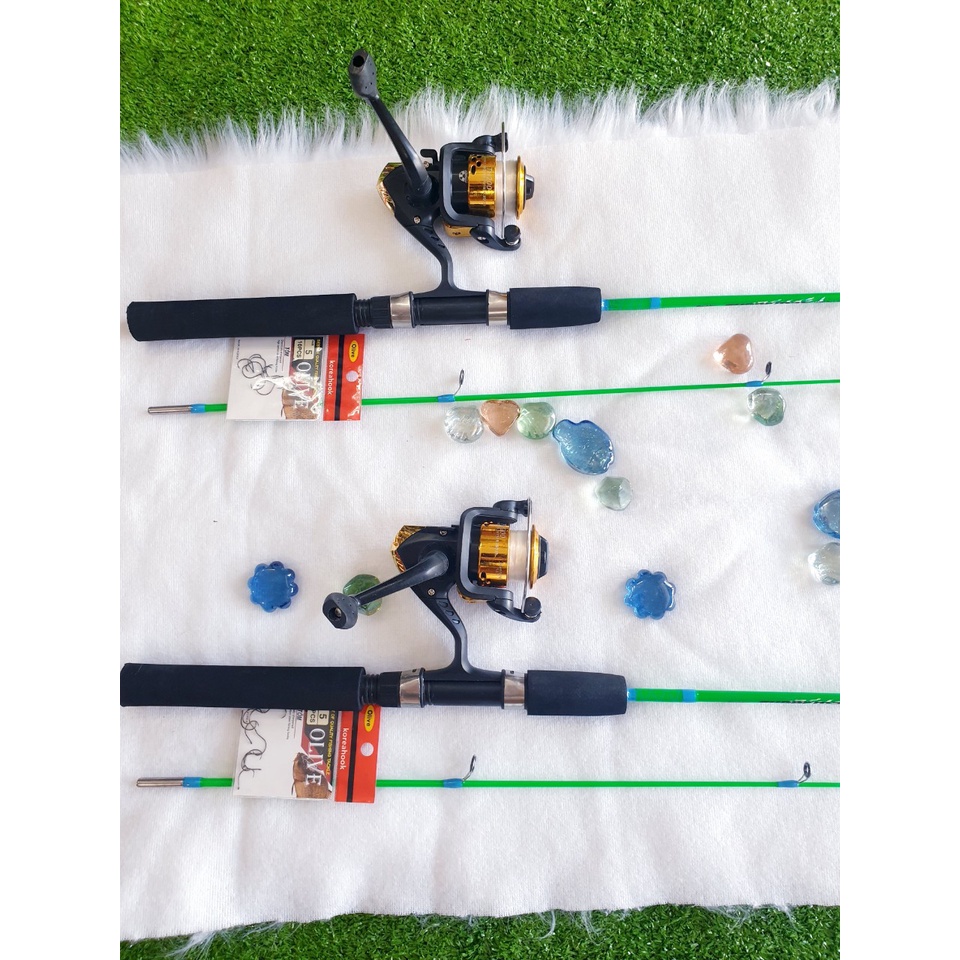 Combo cần Câu và Máy. Tặng bịch lưỡi oliver tôm siêu hấp dẫn