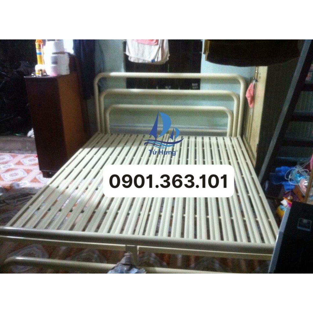 giường ngủ sắt hàng xuất khẩu 1mx2m
