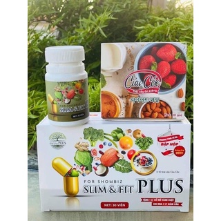 Giảm cân nâng cơ mông Slim Fit Plus - Tặng 5 ngũ cốc ăn kiên
