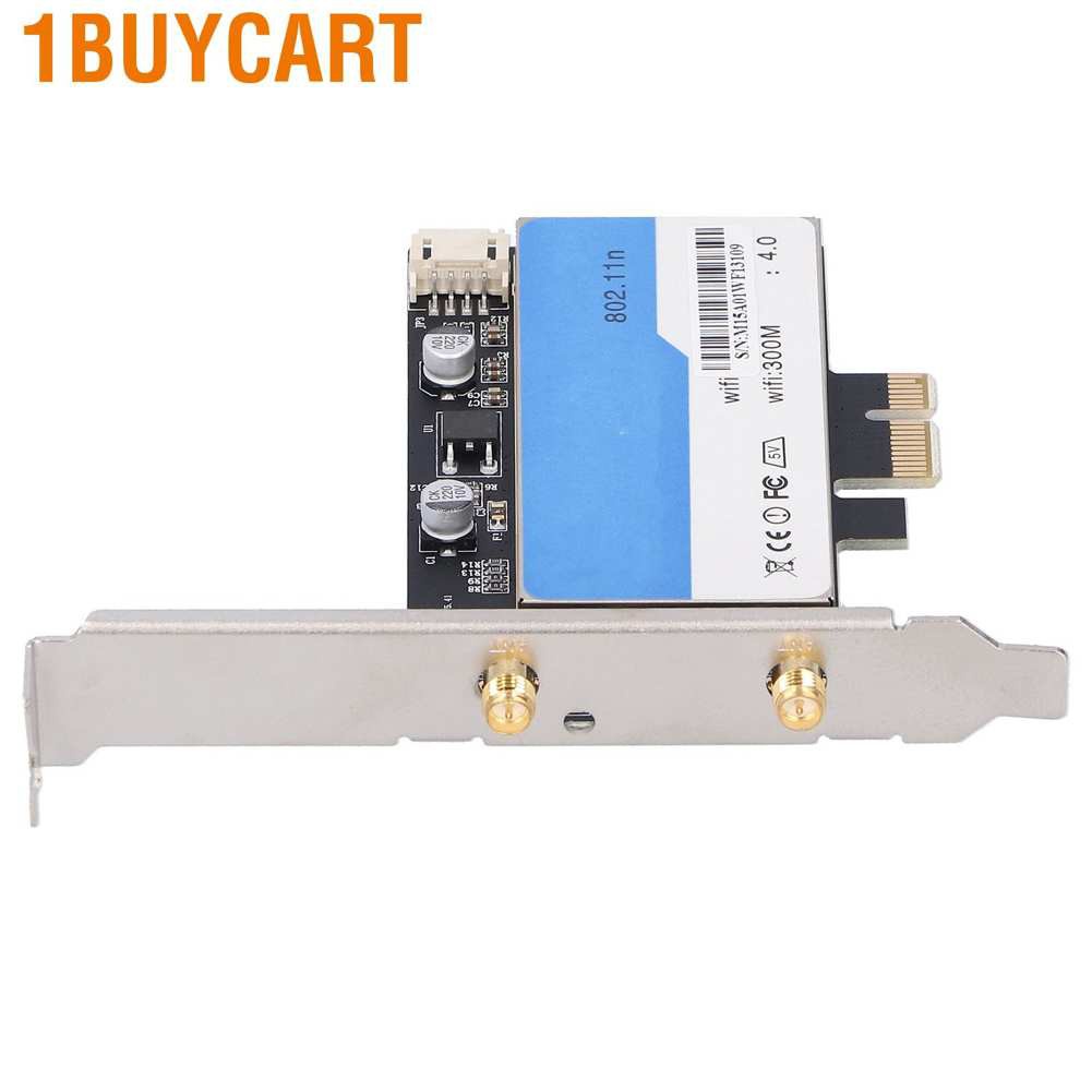 1buycart Card Pci-E Desktop Wifi Adapter + Bluetooth 4.0 For Windows Xp / 7 / 8 / 10