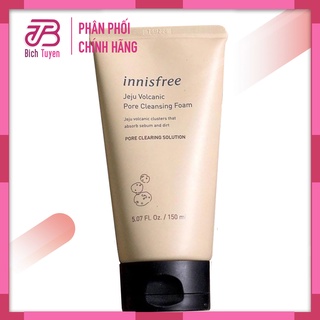 SỮA RỬA MẶT INNISFREE TRO NÚI LỬA JEJU VOLCANIC PORE CLEASING FOAM BT Cosmetic