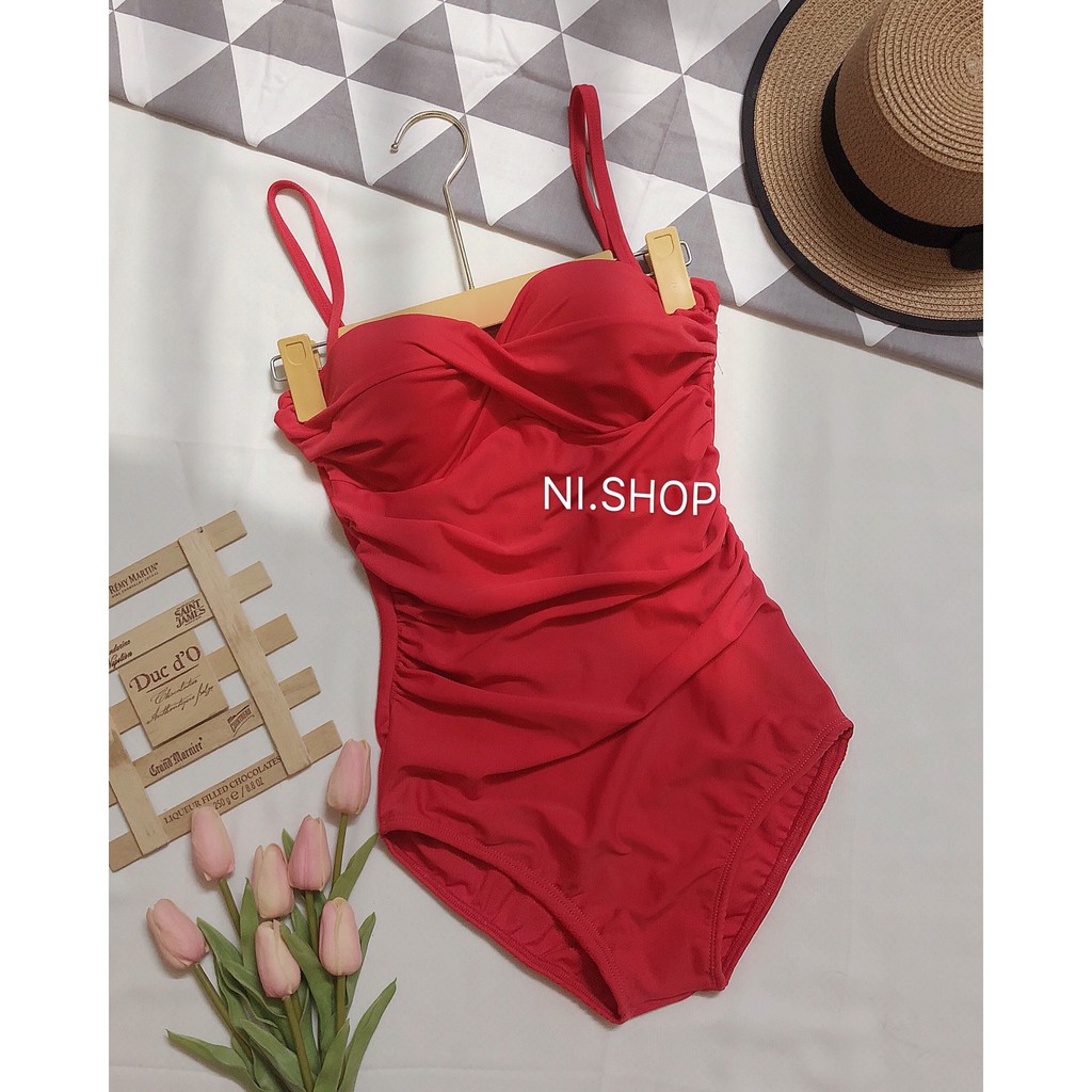 Bikini monokini hoa nhí liền thân đồ bơi nữ gọng xoắn nâng ngực- Ảnh thật shop chụp | BigBuy360 - bigbuy360.vn