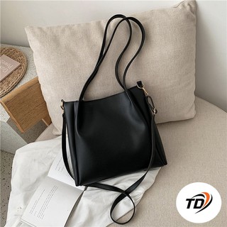 TÚI TOTE DA PU ĐEO VAI KHÓA BẤM SIZE A4 KÈM DÂY ĐEO CHÉO TD 104