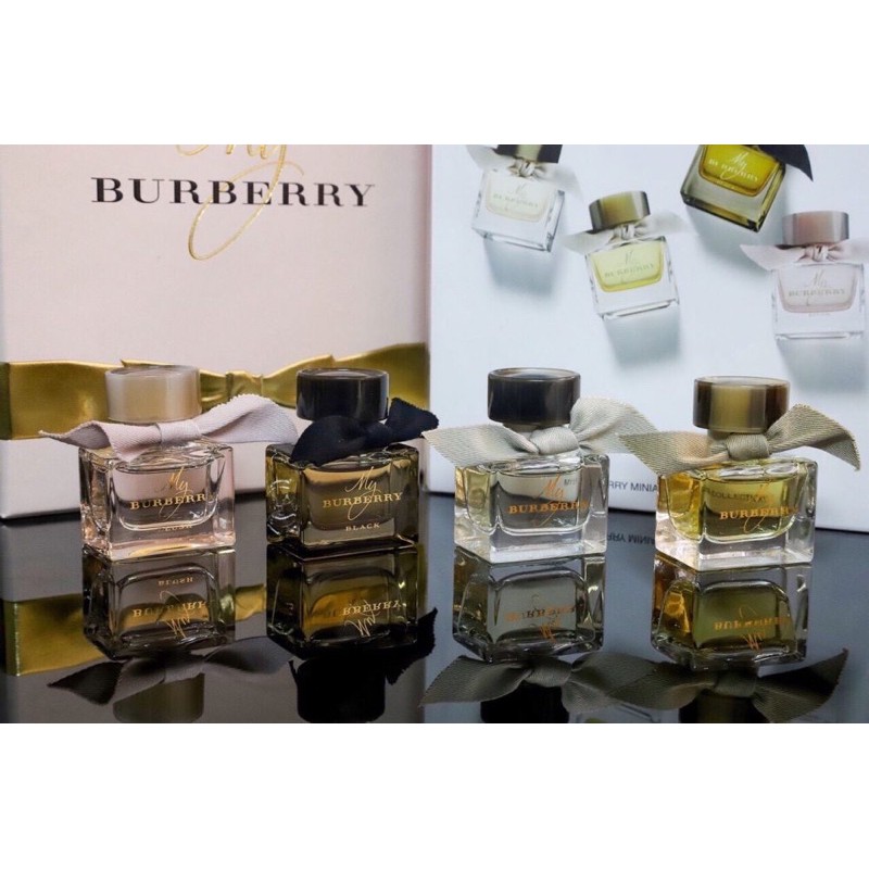 [Hàng USA] Set Nước Hoa MY BURBERRY MINIATURE COLLECTION 4 Chai * 5ml