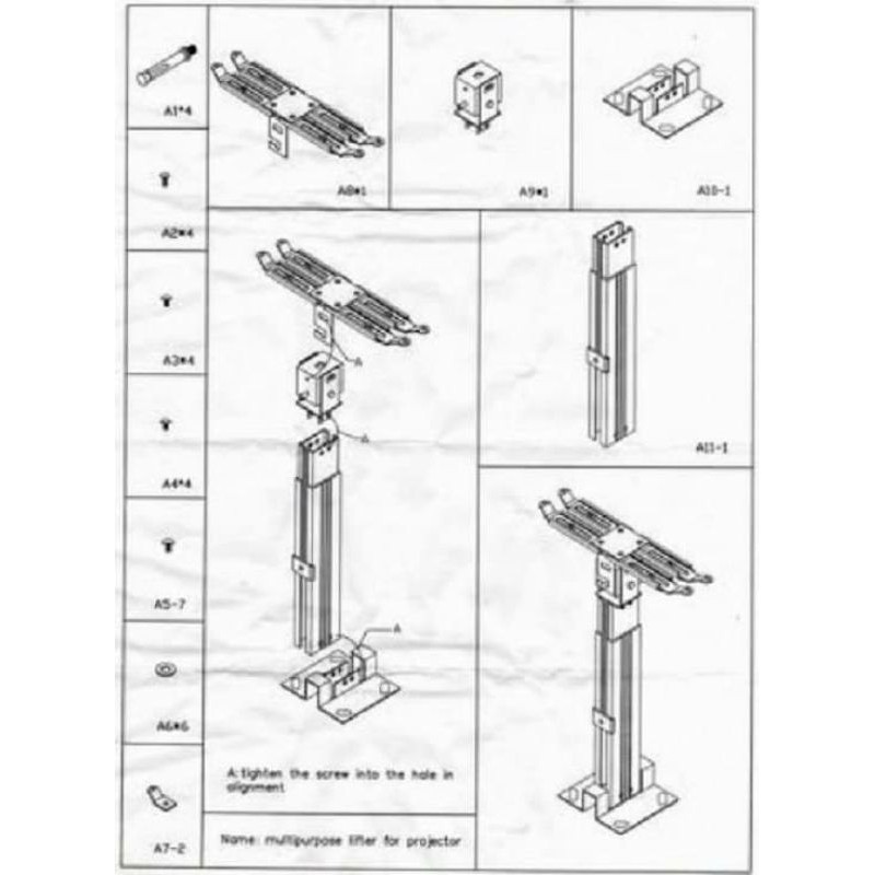 Giá treo máy chiếu 65cm