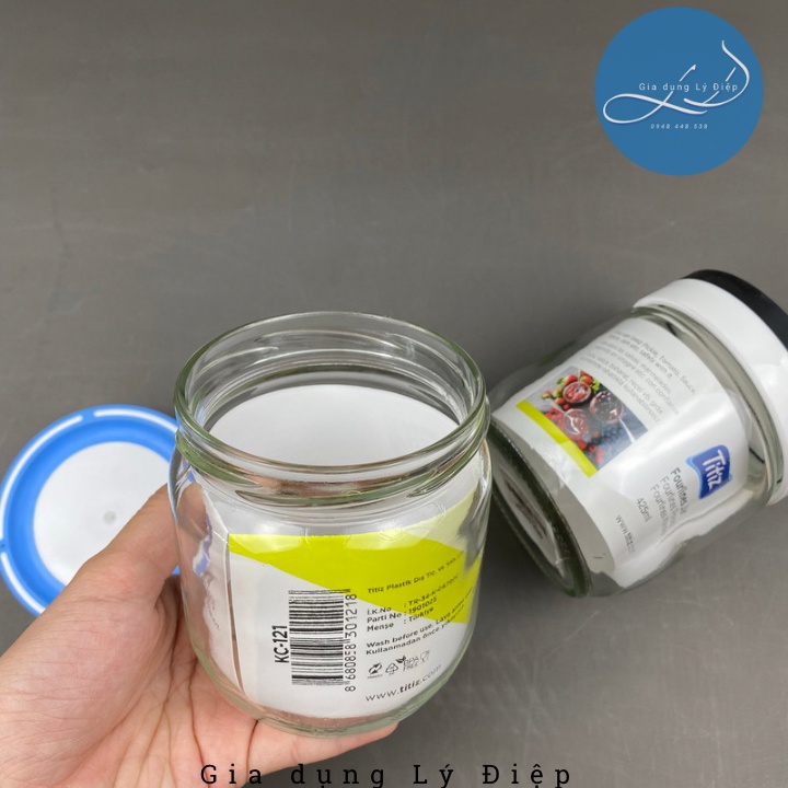 Hũ thuỷ tinh đựng gia vị titiz dung tích 425ml