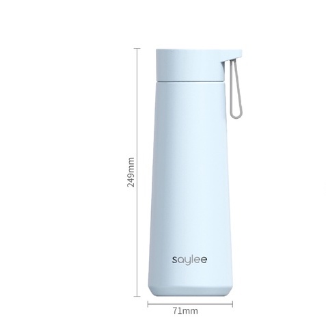 Bình Nước Giữ Nhiệt Inox 304 SayLee Cao Cấp 420ml, Cốc Đựng Nước Thể Thao Cầm Tay Tiện Dụng