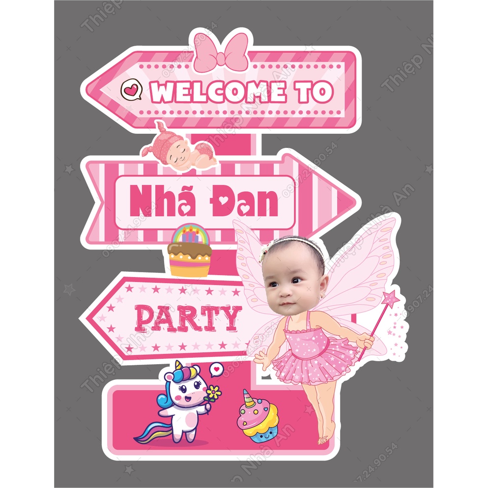 ♥️ Phụ kiện Chibi Trang Trí Sinh Nhật Cho Bé.♥️