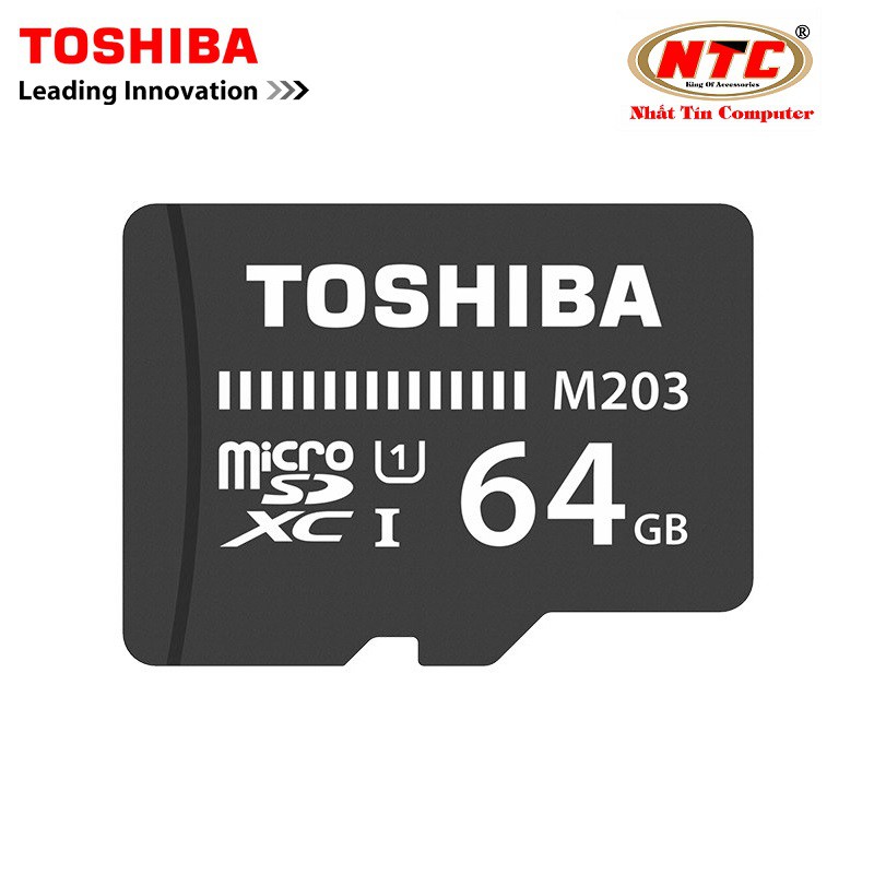 Thẻ nhớ MicroSDXC Toshiba M203 UHS-I U1 64GB 100MB/s (Đen) - Hàng chính hãng | BigBuy360 - bigbuy360.vn