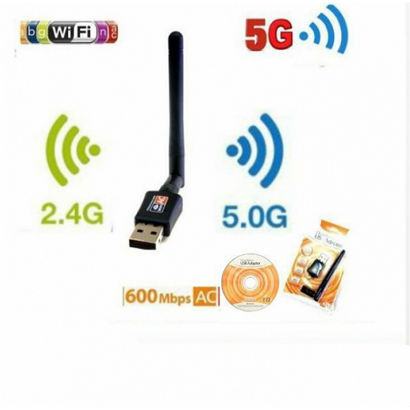 Usb Thu Sóng Wifi 600mbps-2db 150m 2.4g / 5g Tiện Dụng | BigBuy360 - bigbuy360.vn