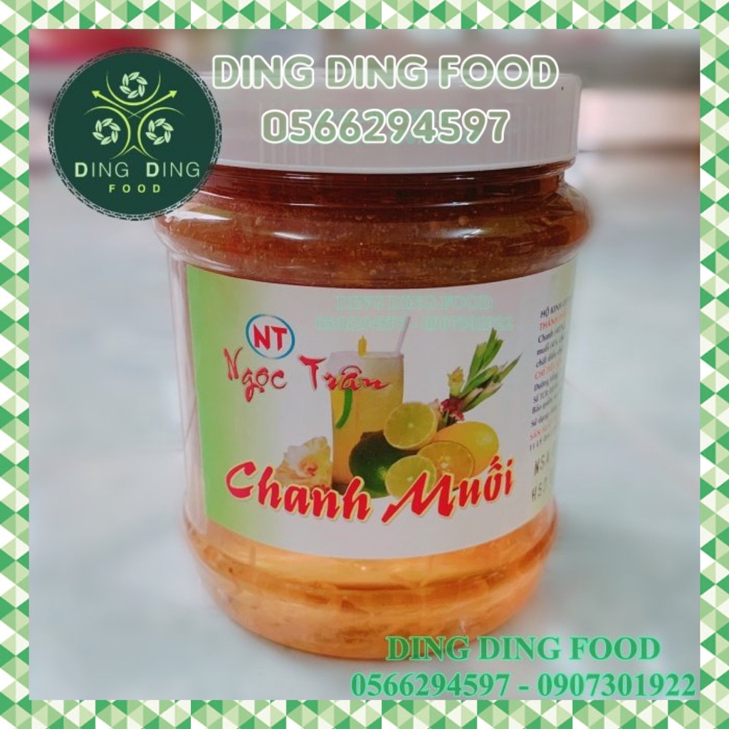 Date 2024 -  Chanh Muối Sợi Ngọc Trân, Nguyên Liệu Pha Chế, Mứt Trái Cây, Ăn Vặt Siêu Ngon, DING DING FOOD