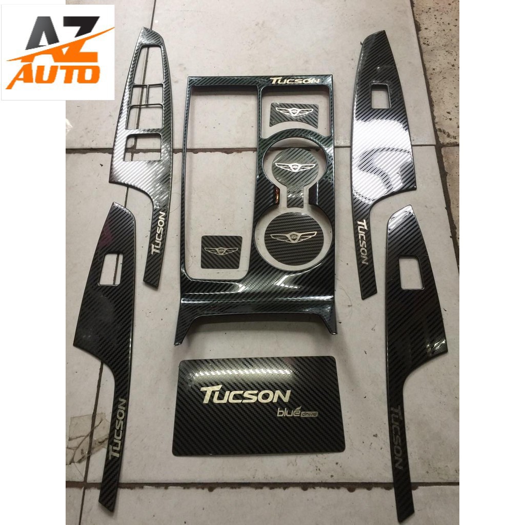 Ốp nội thất cacbon xe ô tô, xe hơi Hyundai Tucson hàng cao cấp