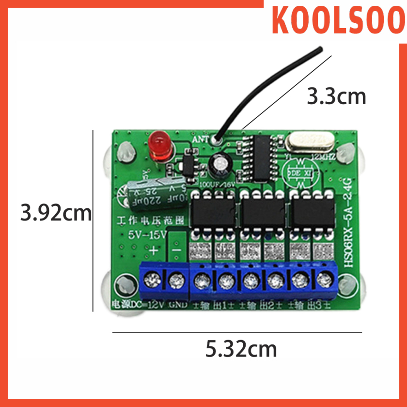 CHANNEL Bộ Điều Khiển Từ Xa Không Dây 6 Kênh