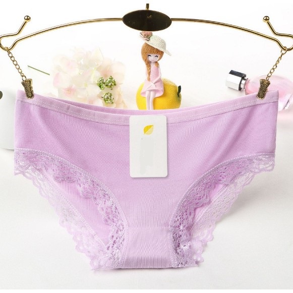 QUẦN LÓT COTTON PHỐI REN ĐẸP | BigBuy360 - bigbuy360.vn