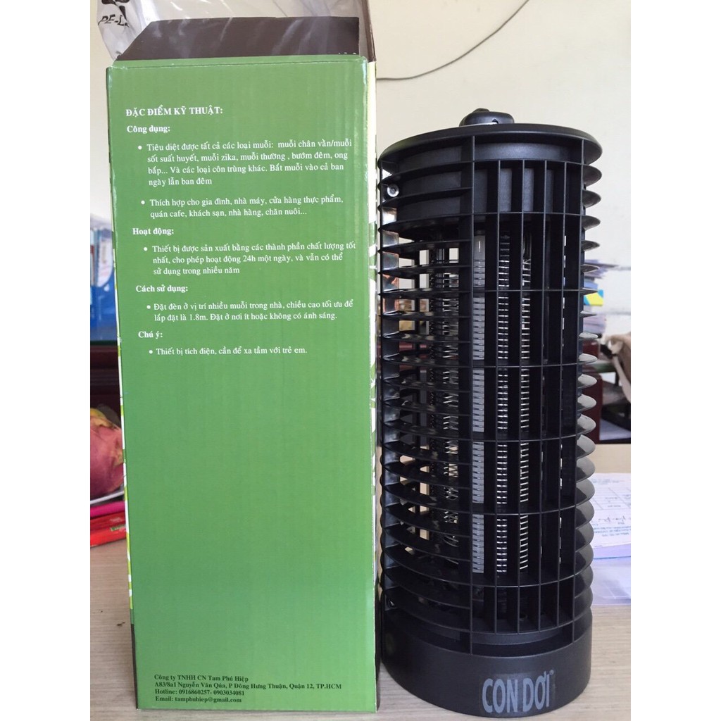 Đèn bắt muỗi con dơi model cn 02 diệt muỗi 24/24