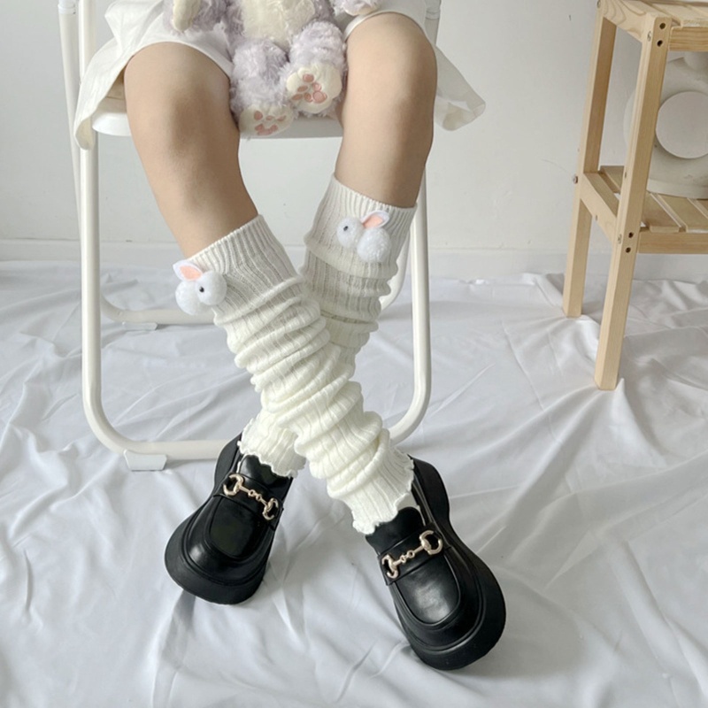 Vớ Đan Len Giữ Ấm Chân Dài Thời Trang Mùa Đông Cho Nữ