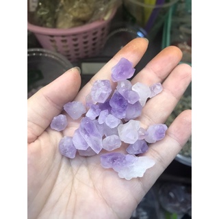 Vụn tím thô Amethyst thanh tẩy handmade