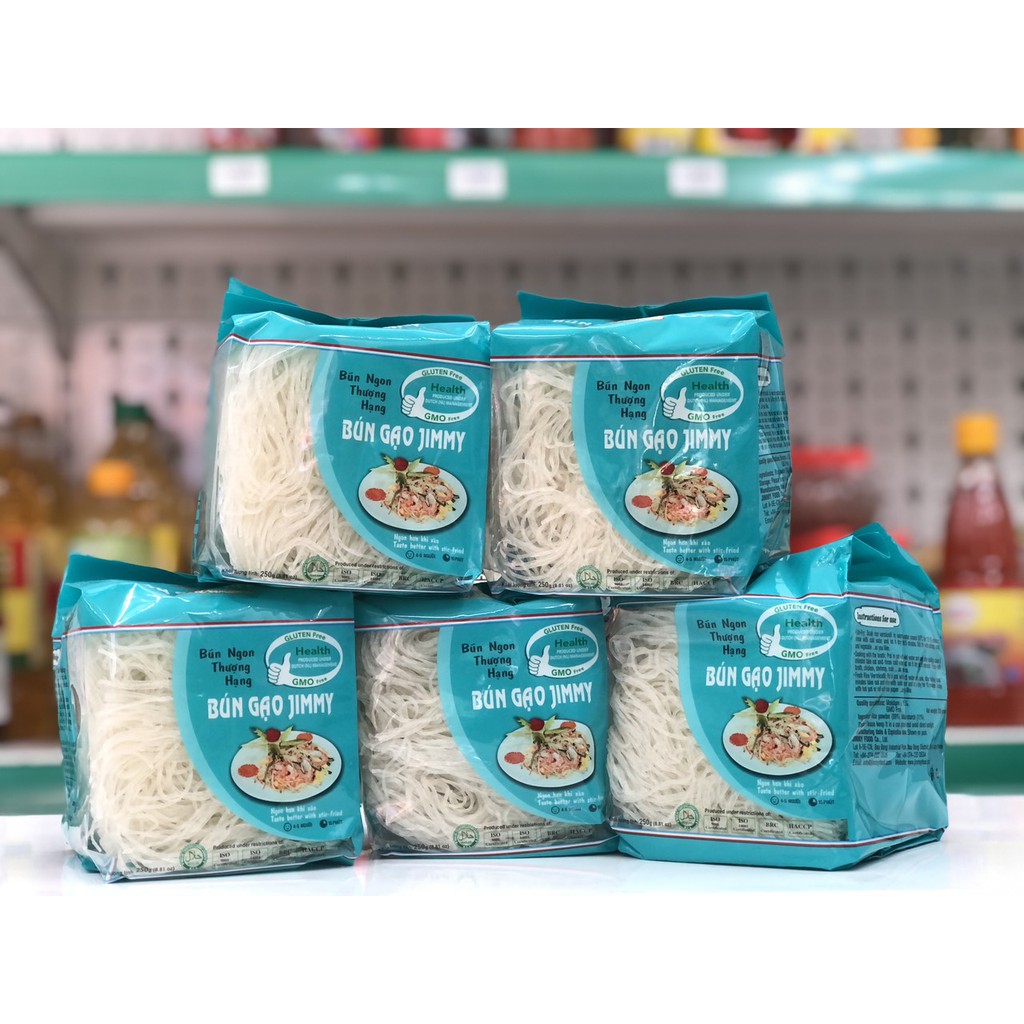 Bún Gạo Jimmy - Túi 250 - Tôm Vàng | BigBuy360 - bigbuy360.vn