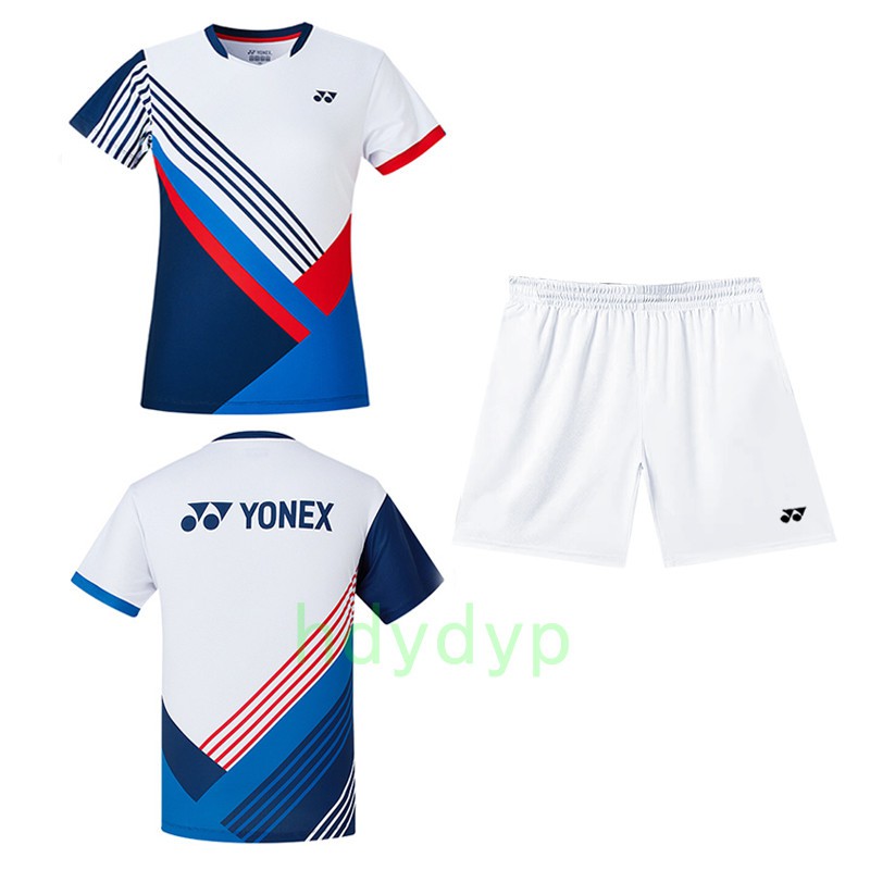 Bộ Quần Áo Thể Thao Cầu Lông Yonex 2021 Nhanh Khô Năng Động Phong Cách Hàn Quốc Cho Nam Nữ