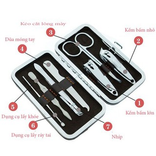 Bộ bấm móng tay, cắt sửa móng 7 món