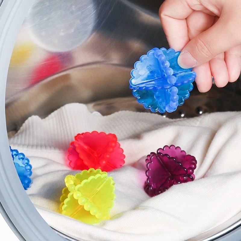 Bóng hỗ trợ giặt máy chống nhăn quần áo tiện lợi tùy chọn kiểu dáng