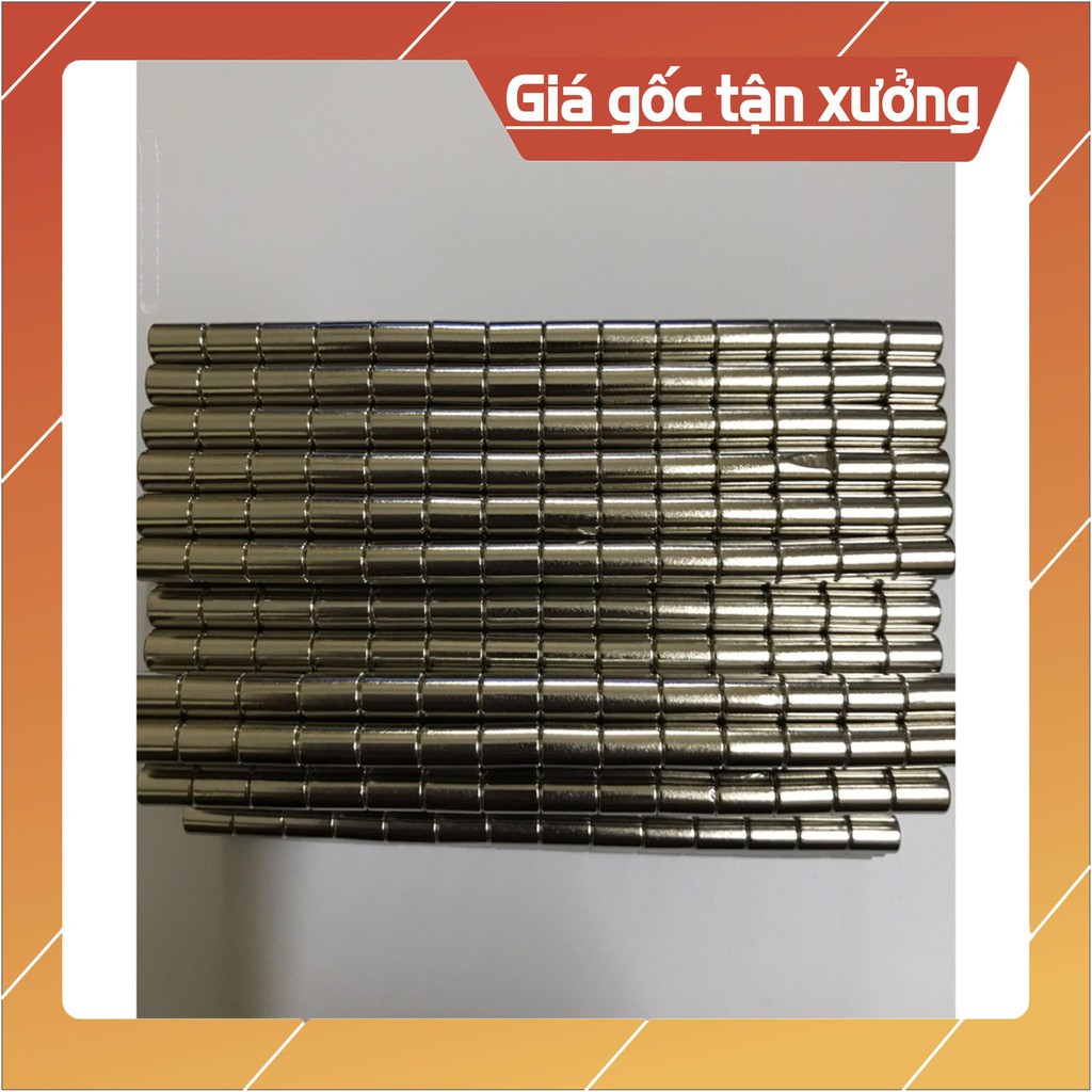 [xả kho ] Bộ 10 viên nam châm 5x6mm , loại nam châm viên trắng đất hiếm lực hút mạnh