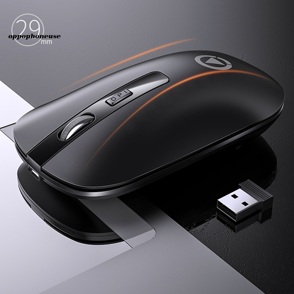 OPPO_A8 Mouse Wireless Transmission Adjustable DPI 2.4Ghz ABS Mute Button Gaming Mouse for Computer