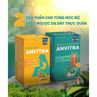 Anvitra Hỗn Dịch Giảm Acid Dạ Dày Và Trào Ngược Dạ Dày Thực Quản Hộp 15 Gói