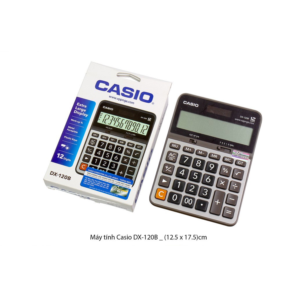 Máy tính Casio DX-120B (Casio DX 120B) - N/k bởi Bitex - B/hành 07 năm