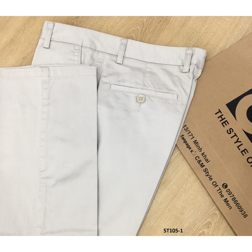 Quần kaki lụa nam ST-105
