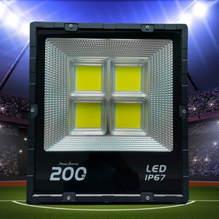 Đèn pha led công suất 200W chuyên công trình ngoài trời, sân thể thao, tàu biển đánh cá vỏ nhôm siêu dày chống nước IP67