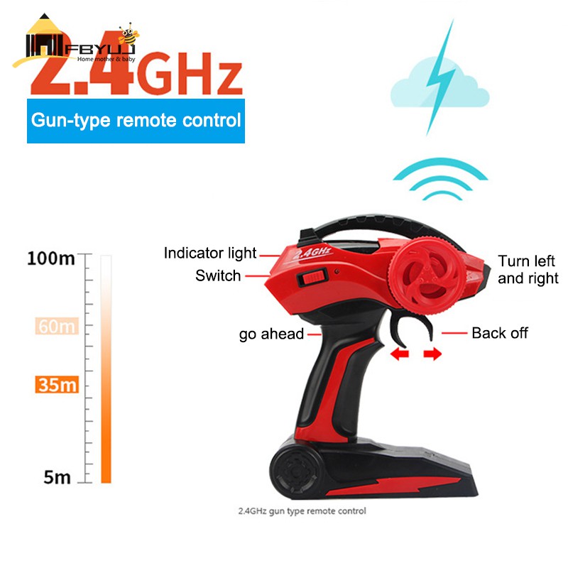 RC Xe Địa Hình Điều Khiển Từ Xa Fbyuj-Tiktok Tốc Độ Cao Có Thể Sạc Lại 2.4ghz