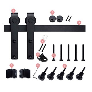 Bộ ray trượt cửa lùa - 2m (bộ)