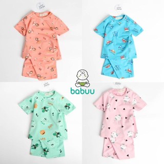 Bộ Minky Mom Cộc Tay Cho Bé Gái,Bé Trai 0 1 2 3 4 5 6 Tuổi Vải Cotton- Quần Áo Trẻ Em Đồ Bộ Cho Bé Hình Mèo,Hươu Cao Cổ