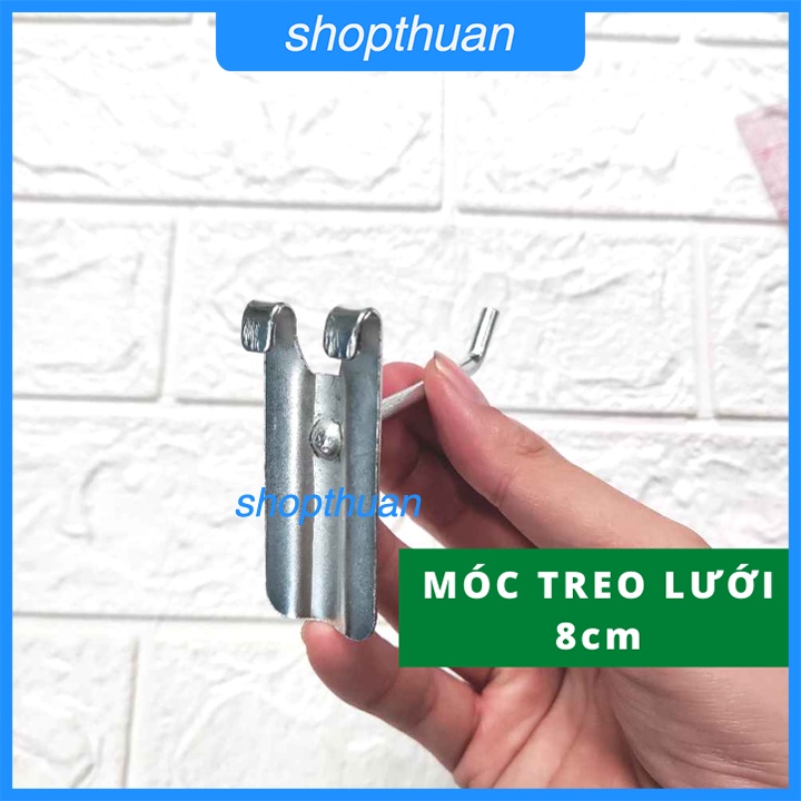 Móc lưới sắt 8cm - Đường kính tay lưới 5mm - móc sắt treo lưới. móc treo lưới