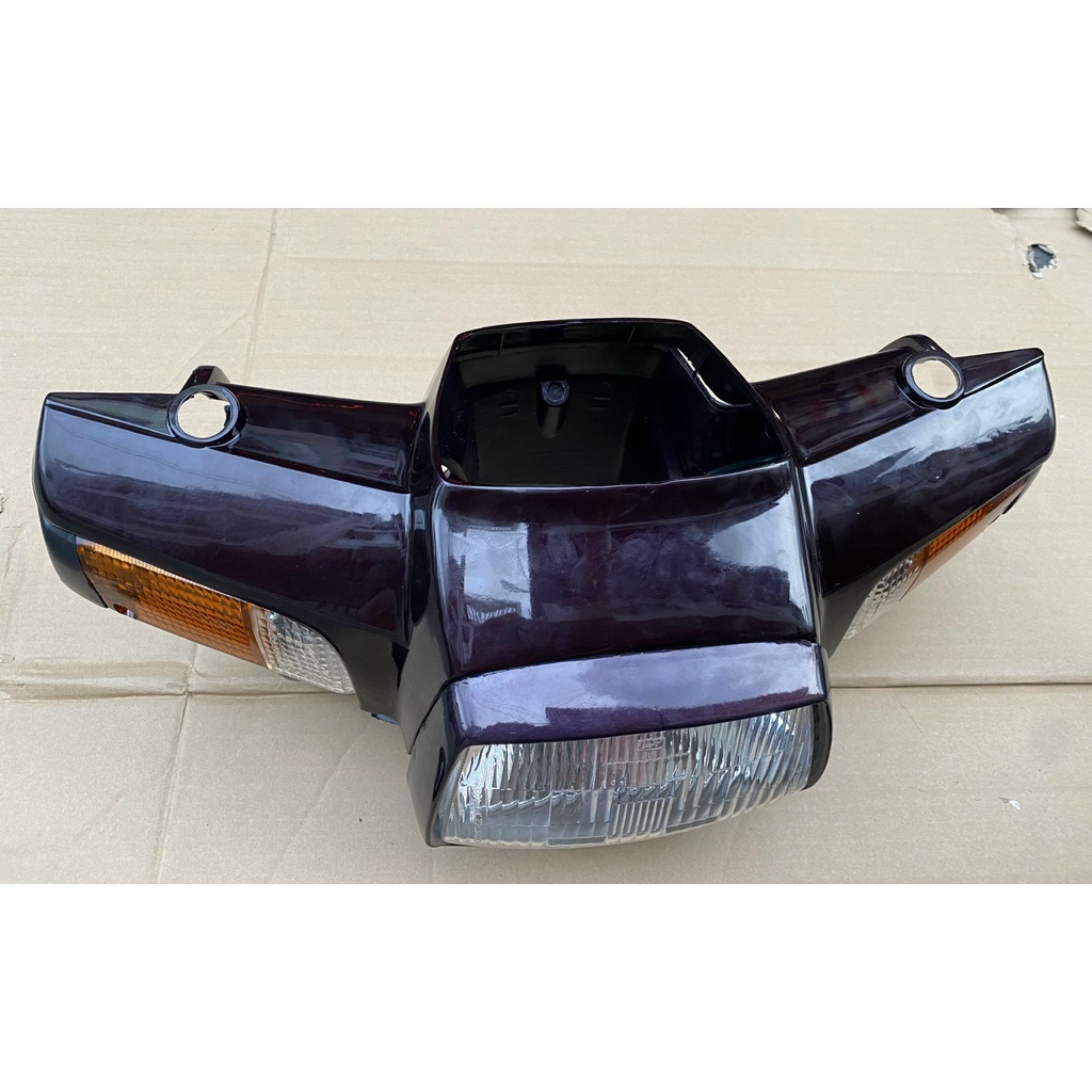 FULL BỘ ĐẦU ĐÈN + MẶT NẠ NHỰA ABS XE DREAM MÀU NHO