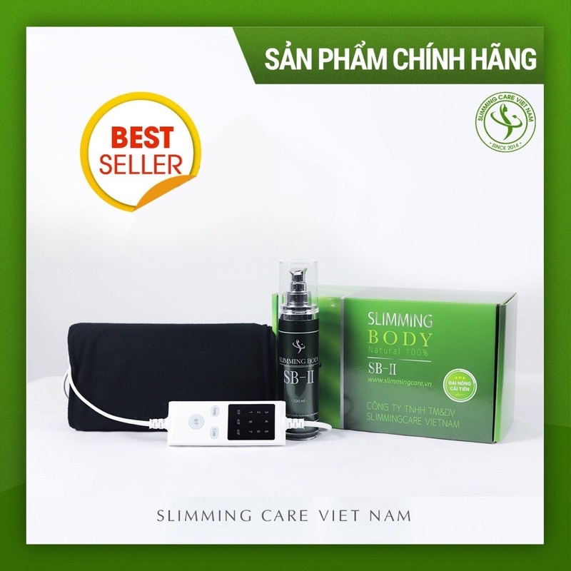 Bộ Ủ Nóng Tan Mỡ Slimming Body 2 Với Đai Điện Cải Tiến,Giảm Mỡ Chân Tay Bụng,Đánh Bay Mỡ Thừa.