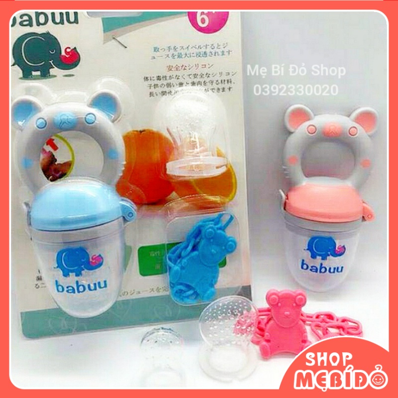 [CHÍNH HÃNG] Túi Nhai Ăn Dặm Chống Hóc BABUU Nhật Bản Cho Bé