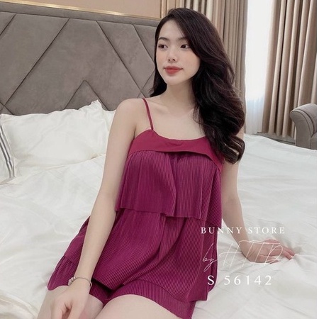 Đồ bộ nữ 2 dây xinh xắn sexy nhiều màu dễ mặc