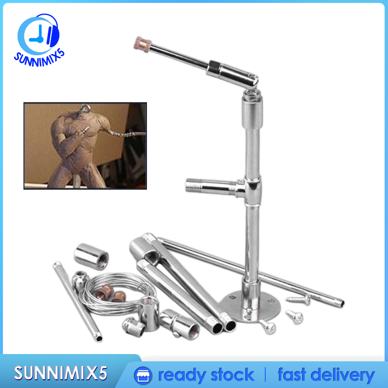 [Trend Technology]Pottery Clay Model Stand Metal Pipe Support Rack Artist Wax Sculpting Statue