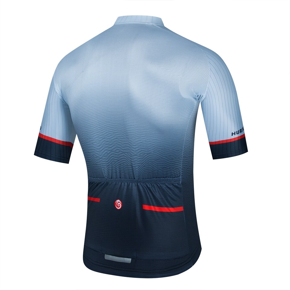 Áo Đạp Xe Ngắn Tay Màu Gradient Mau Khô Mẫu 2022 Thời Trang Mùa Hè Dành Cho Nam