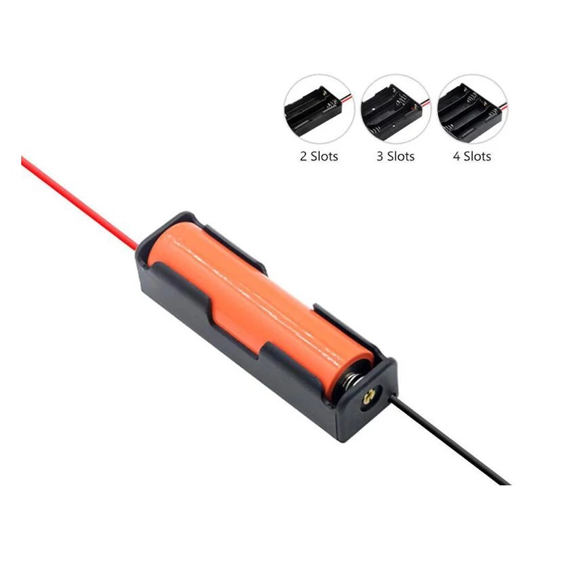 Đế pin 18650 mắc nối tiếp có dây ra