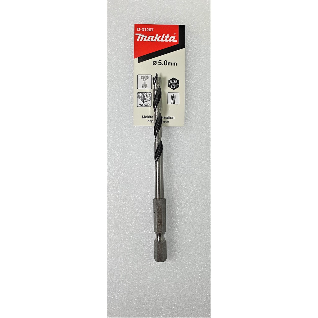 1 Mũi Khoan Gỗ Chuôi Lục Giác MAKITA 3mm-15mm - Chính Hãng
