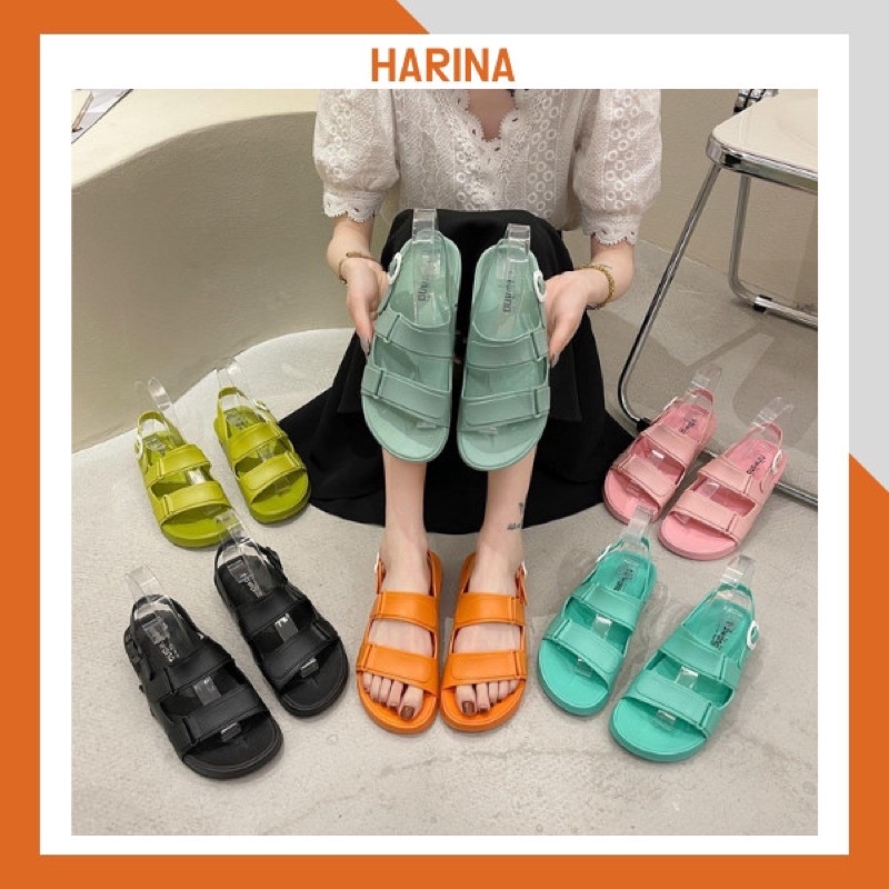 Sandal nữ đi học đế cao 3 phân ulzzang đẹp HAVAVA SD001