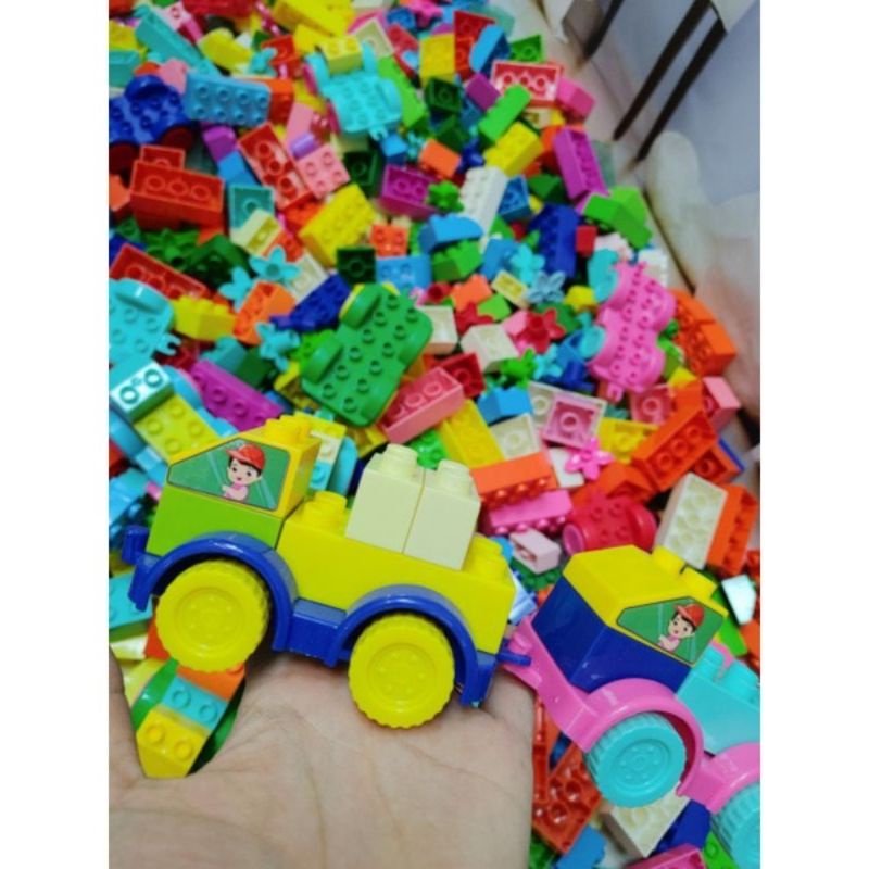 Lego hãng Vinakidstoy tương thích size Duplo nhựa ABS cao cấp