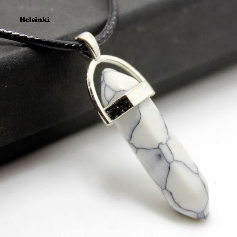 Vòng cổ mặt đá thời trang phong cách retro dành cho nam và nữ