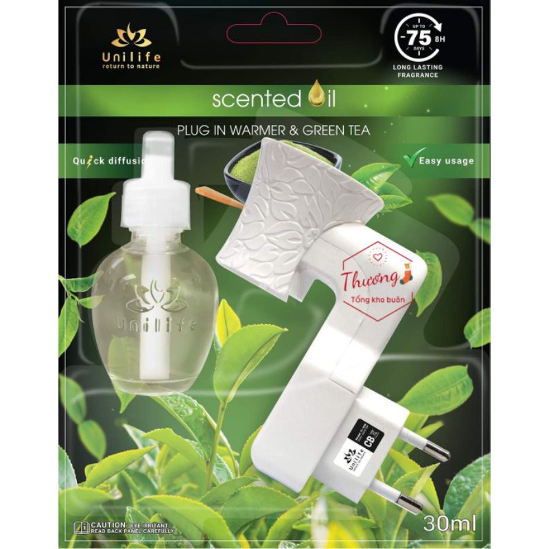 Bộ tinh dầu nước hoa hương Trà Xanh - Unilife | BigBuy360 - bigbuy360.vn