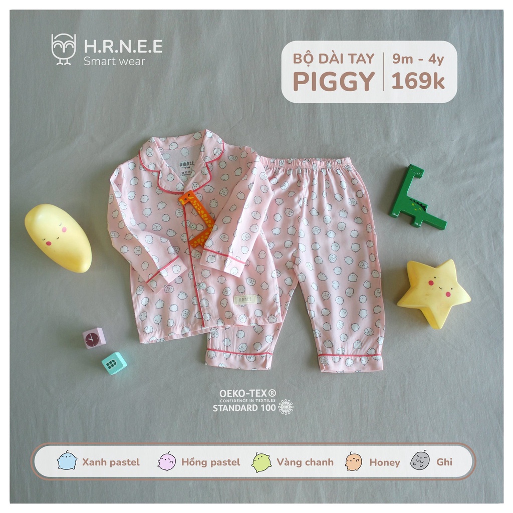 Bộ Đồ Ngủ Dài Tay thu đông pyjama Nhiều Màu Sắc Dành Cho Bé Trai Bé Gái chất vải mềm mỏng