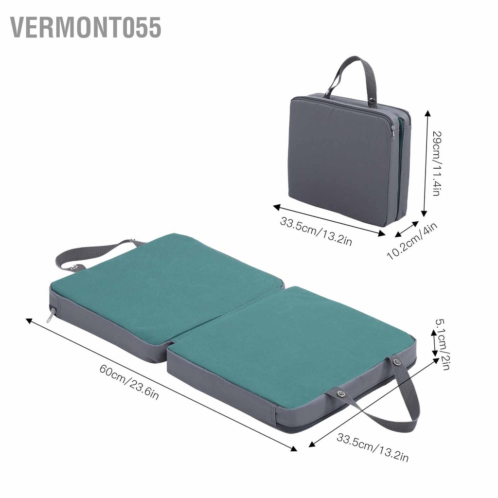 Có thể bán buôn Đệm quỳ gối Memory Foam Pad có thể giặt được Thảm đầu để cắm trại ngoài trời làm vườn Vermont055 Hàng giao ngay